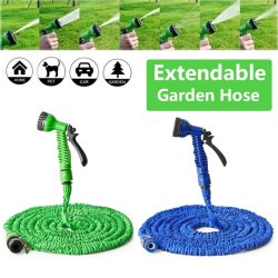 شلنگ جادویی و سر آبپاش 7 حالته Magic Hose سایز 3-9 متری